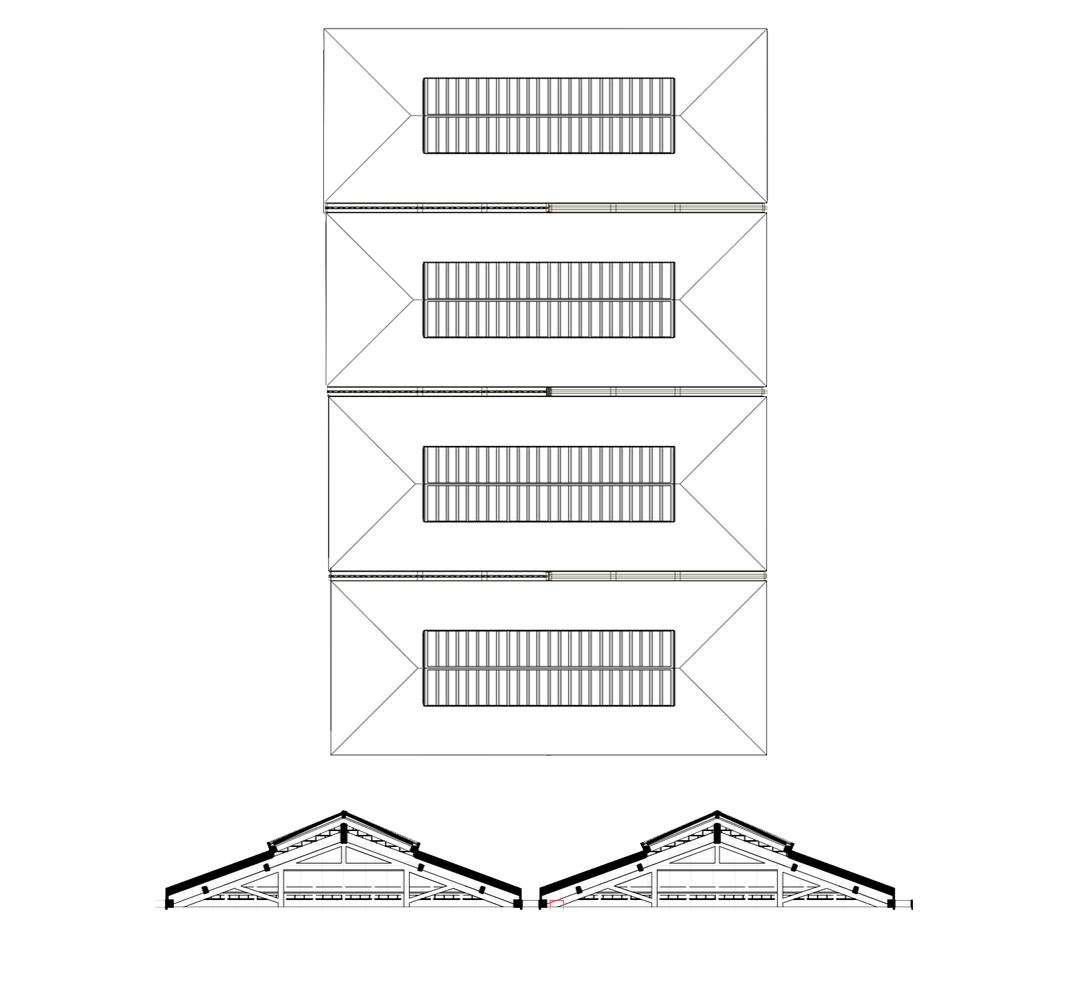 Existing roof plan